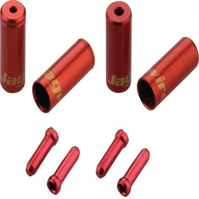 Jagwire Unisex Adult Cable Tips, Red, One Size
