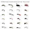 BASSDASH Fly Fishing Flies Kit Fly Assortment Trout Bass Fishing with Fly Box with Dry/Wet Flies, Nymphs, Streamers, Popper view 2