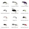 BASSDASH Fly Fishing Flies Kit Fly Assortment Trout Bass Fishing with Fly Box with Dry/Wet Flies, Nymphs, Streamers, Popper view 3