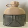 G.A.K. NEW, G.I. Style, U.S Made 1 QT Canteen with STAINLESS STEEL CUP and G.I. Military ACU MOLLE II Pouch. (Desert Tan) view 2