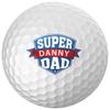 Father's Day Super DAD Golf Balls - Personalize The Name (12 Balls) view 1