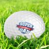 Father's Day Super DAD Golf Balls - Personalize The Name (12 Balls) view 2