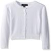 Amy Byer Big Girls' 7-16 Perfect Long Sleeve Cardigan Sweater, White, Small view 1