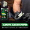 Clenzoil Field & Range Saturated Wipes - CLP Pre-Saturated Gun Cleaning Wipes - For Hunting Firearm Maintenance - Removes Dirt & Oils - Low-Mess Gun Cleaner - 75 Wipes view 3