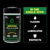 Clenzoil Field & Range Saturated Wipes - CLP Pre-Saturated Gun Cleaning Wipes - For Hunting Firearm Maintenance - Removes Dirt & Oils - Low-Mess Gun Cleaner - 75 Wipes view 4