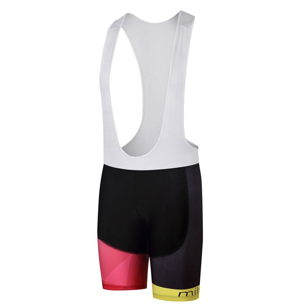 Uriah Women's Cycling Bib Shorts White 3D Coolmax Gel Padded Red Black Size M(CN)