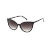 Fashion Culture Women's Nora 55mm Retro Cat Eye Sunglasses (Black) view 1