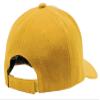 TOP HEADWEAR Blank Youth Baseball Adjustable Hook and Loop Hat - Yellow view 4