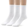 Silky Toes Boys Cotton Crew Socks with Seamless Toe for Sensory Kids, 3 Pk School Uniform Dress Socks view 1