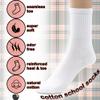 Silky Toes Boys Cotton Crew Socks with Seamless Toe for Sensory Kids, 3 Pk School Uniform Dress Socks view 4
