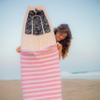 PAMGEA Surf Squared 8'2" Longboard Surfboard Sock Cover  Lightweight Stretch SUP & Paddleboard Bag, Protective Sleeve for Shortboard, Longboard, Hybrid, Wakesurf  Surfing Accessory, Pink view 3