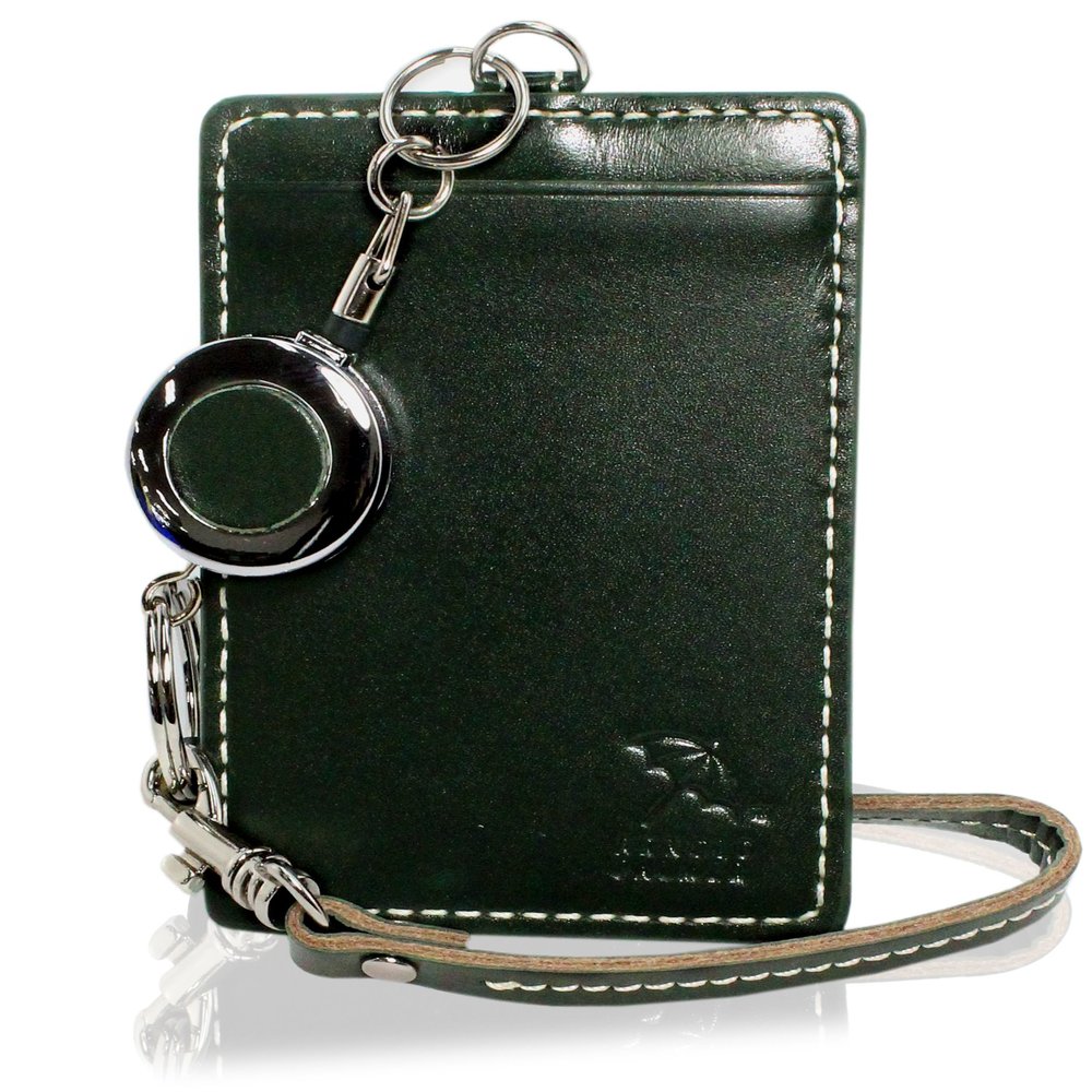 Arnold Palmer APP-3283 Commuter Pass Holder, Single Pass Case, Reel Key Included, Green
