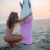 PAMGEA Surf Squared 6'0" Shortboard Surfboard Sock Cover  Lightweight Stretch SUP & Paddleboard Bag, Protective Sleeve for Shortboard, Longboard, Hybrid, Wakesurf  Surfing Accessory, Pink view 3