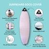 PAMGEA Surf Squared 6'0" Shortboard Surfboard Sock Cover  Lightweight Stretch SUP & Paddleboard Bag, Protective Sleeve for Shortboard, Longboard, Hybrid, Wakesurf  Surfing Accessory, Pink view 4