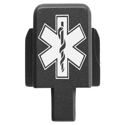 NDZ Performance Rear Slide Cover Plate for Sig P320 Series 9mm .40 .357 .45 ACP Laser Engraved Anodized Aluminum in Black, Made in The USA - EMS Star