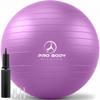 ProBody Pilates Exercise Ball - Multiple Sizes Gym Grade Balance Ball for Fitness, Workout, Pregnancy & Physical Therapy, Stability Yoga Ball Chair (Purple, 55 cm) view 1