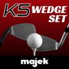 Majek Golf +3 inch over Ultra Big & Tall Senior Men's Wedge Set: 52 Gap (GW), 56 Sand (SW), 60 Lob (LW) (Tall 6'6"+ / +3"Over) with Premium Men's Arthritic Grip + Free Wedge Groove Sharpener (Blue) view 3