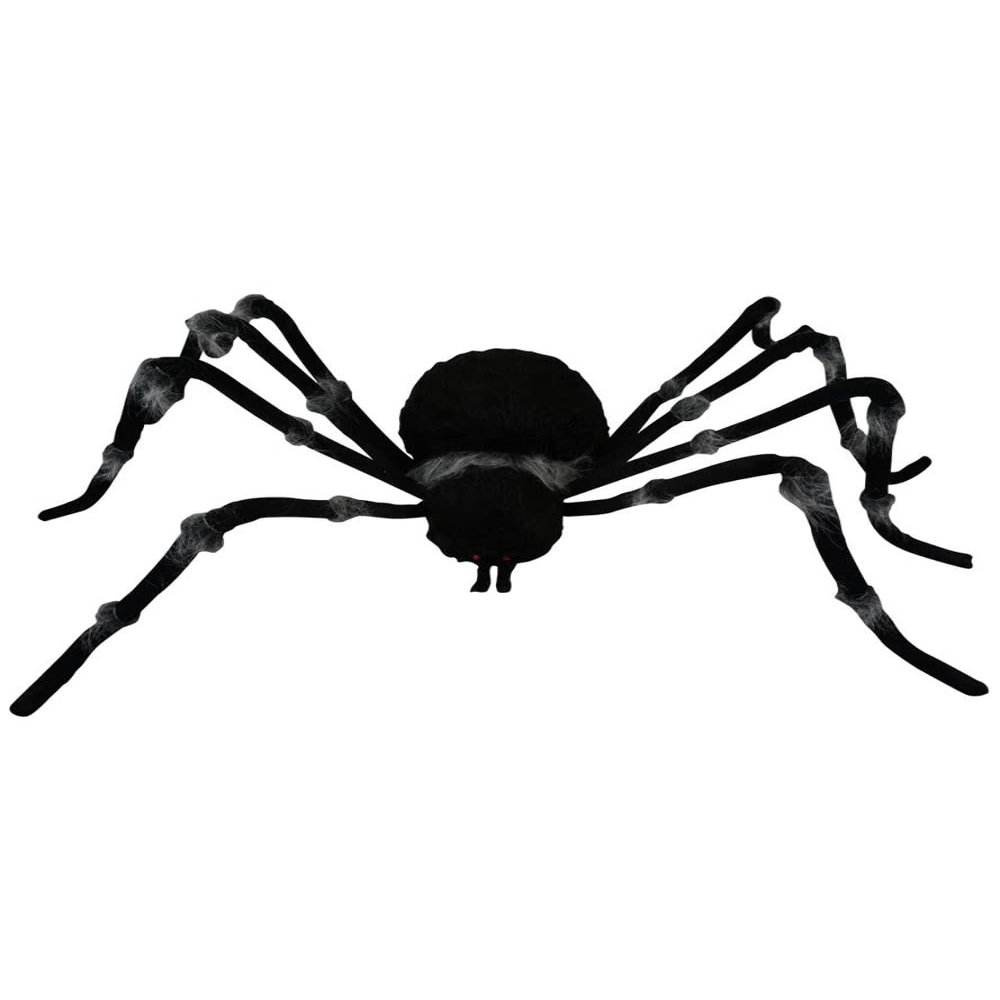 73 inches Grey Trim Black Spider - Party Expo