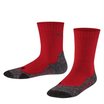 FALKE Kids TK2 Explore Hiking Socks, Fire, 10-12.5