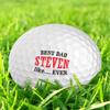 Father's Day Best Dad Like...Ever Golf Balls - Personalize The Name (12 Balls) view 2