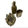 NEW, G.I. Style, U.S Made 1 QT Canteen with STAINLESS STEEL CUP and G.I. Military ACU MOLLE II Pouch. (Olive Drab) view 1