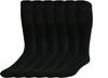 6 Pairs Value Pack of Wholesale Sock Deals Mens Cotton Tube Socks, Athletic Sport Socks, 10-13 view 1