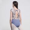 117141050 Black Ballet Leotards Nice Neck Floral Mesh Dance Leotards Baiwu (S, Grey) view 2