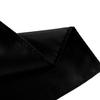 fortunatever Mens Solid Satin Pocket Square(Black) view 2