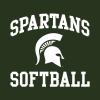 UGP Campus Apparel AS1114 - Michigan State Spartans Arch Logo Softball T Shirt - Medium - Forest view 2