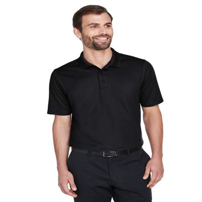 Devon & Jones Men's Crownlux Performance Plaited Polo, Black, XXXXXX-Large