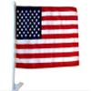 12x16 USA American U.S.A. Car Window Clip on Vehicle 17inch Pole Flag view 1