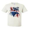 American Bald Eagle T-Shirt American Flag 4th of July Patriotic Mens Tee Shirt White Small view 1