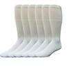 Wholesale Sock Deals 6 Pairs Of Value Pairs of Womens Cotton Tube Socks, Athletic Sport Socks, 9-11, White view 1