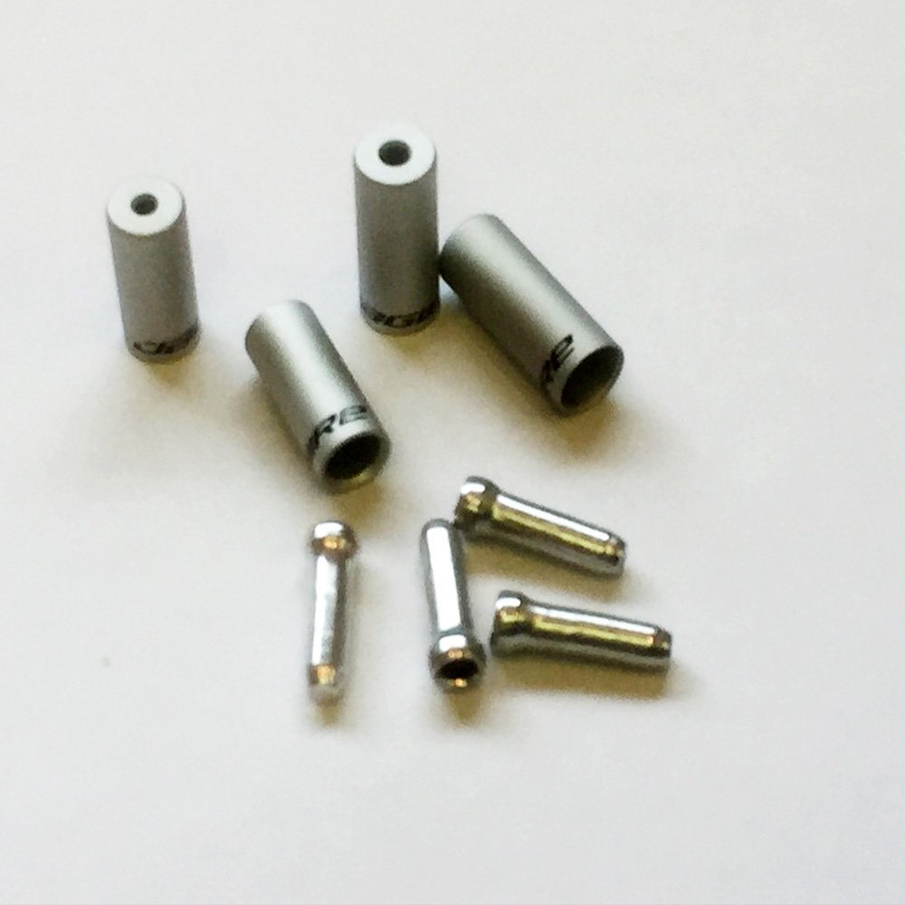 Jagwire Unisex Adult Cable End Caps, Silver, One Size