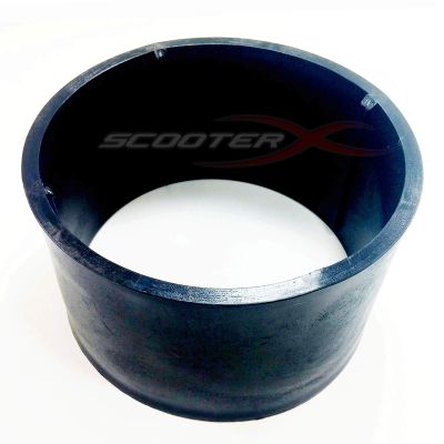 ScooterX Drift Trike Tire Sleeve PVC Drift Sleeve for Go-Kart & Trike Rear Wheels Fits 10x6 & 11x7.10-5 Tires on 5" Rims Smooth Sliding, Easy Install, Inner Grip Vanes (1qty 10in Sleeve)