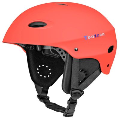 2.Tontron Water Helmet (Matte Red, Large)