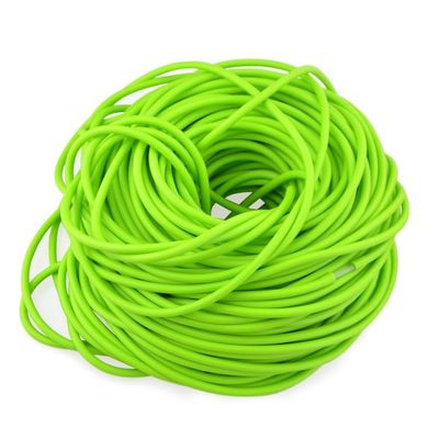 ZSHJG Archery Tube Peep Sight 3/16" Hole Size Replacement Stretch Compound Bow Pull Line Peep Sight Slingshot Rubber Bands Stretch Elastic Tube Band for Ourdoor (Green, 3m)