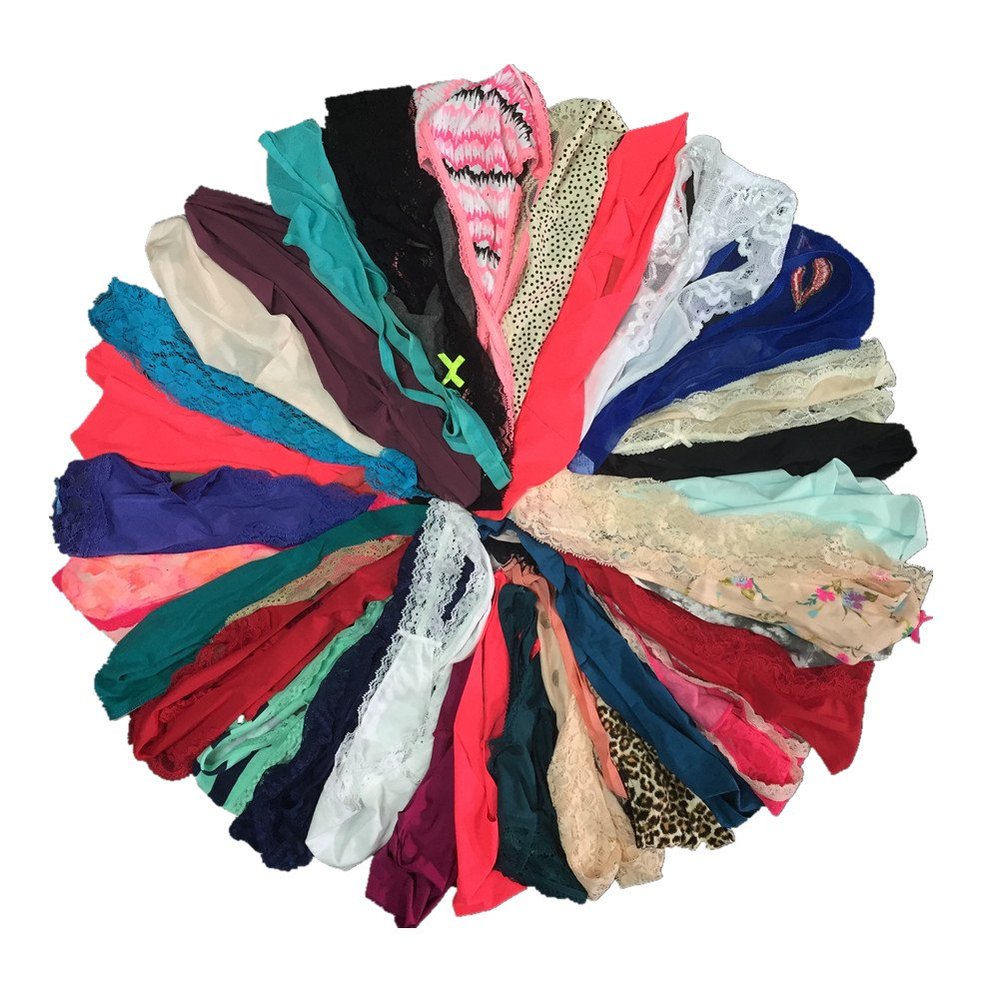 EMBEK Variety of Womens Underwear Pack T-back Thong Bikini Hipster Briefs Cotton Lace Panties (Small, 20 Pcs)
