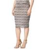 Bar III Womens Space Dye Knee Length Pencil Skirt Gold XS view 1
