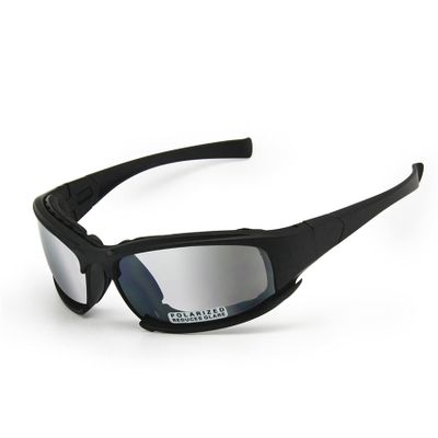 Photochromic Polarized X7 Army Sunglasses Military Goggles 4 Lens Kit Tactical Glasses