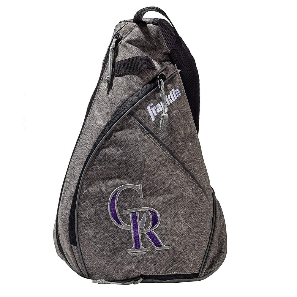 Franklin Sports MLB Coloado Rockies Slingbak Baseball Bag