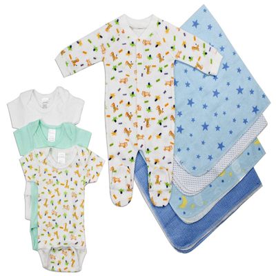 Bambini Newborn Baby Boy 8 Pc Layette Set