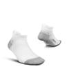 Feetures Plantar Fasciitis Relief Sock Light Cushion No Show Tab - Targeted Compression Sock for Women & Men - Small, White (1 Pair) view 1