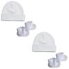 Cap & Bootie Set - White (Pack of 2) view 1