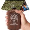 Don't Die In The Woods - Survival Tent - Made with Extra-Thick Space Blanket Thermal Mylar - Emergency Shelter Tube Tent - One of The 10 Essentials for Hiking, Camping, First Aid Kits (Camo) view 1