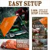 Don't Die In The Woods - Survival Tent - Made with Extra-Thick Space Blanket Thermal Mylar - Emergency Shelter Tube Tent - One of The 10 Essentials for Hiking, Camping, First Aid Kits (Camo) view 3