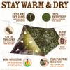 Don't Die In The Woods - Survival Tent - Made with Extra-Thick Space Blanket Thermal Mylar - Emergency Shelter Tube Tent - One of The 10 Essentials for Hiking, Camping, First Aid Kits (Camo) view 4