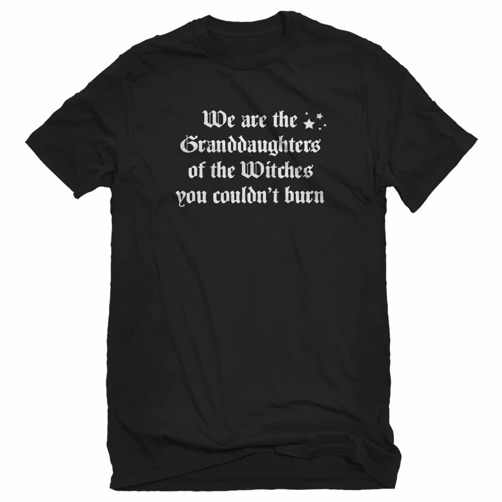 Indica Plateau Witches You coudn't Burn Medium Black Unisex T-Shirt