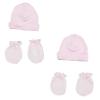 Boys' Cap and Mittens 4 Piece Layette Set view 4