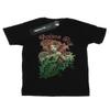 DC Comics Girls Poison Ivy Paisley T-Shirt Black 7-8 Years view 2